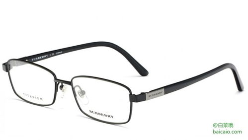 Burberry 博柏利 0BE1287TD 纯钛光学眼镜架 1.60非球面镜片 新低 620包邮 770 150
